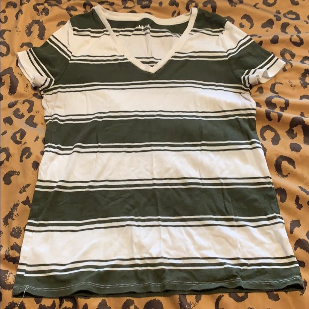 Striped short sleeve  t-shirt